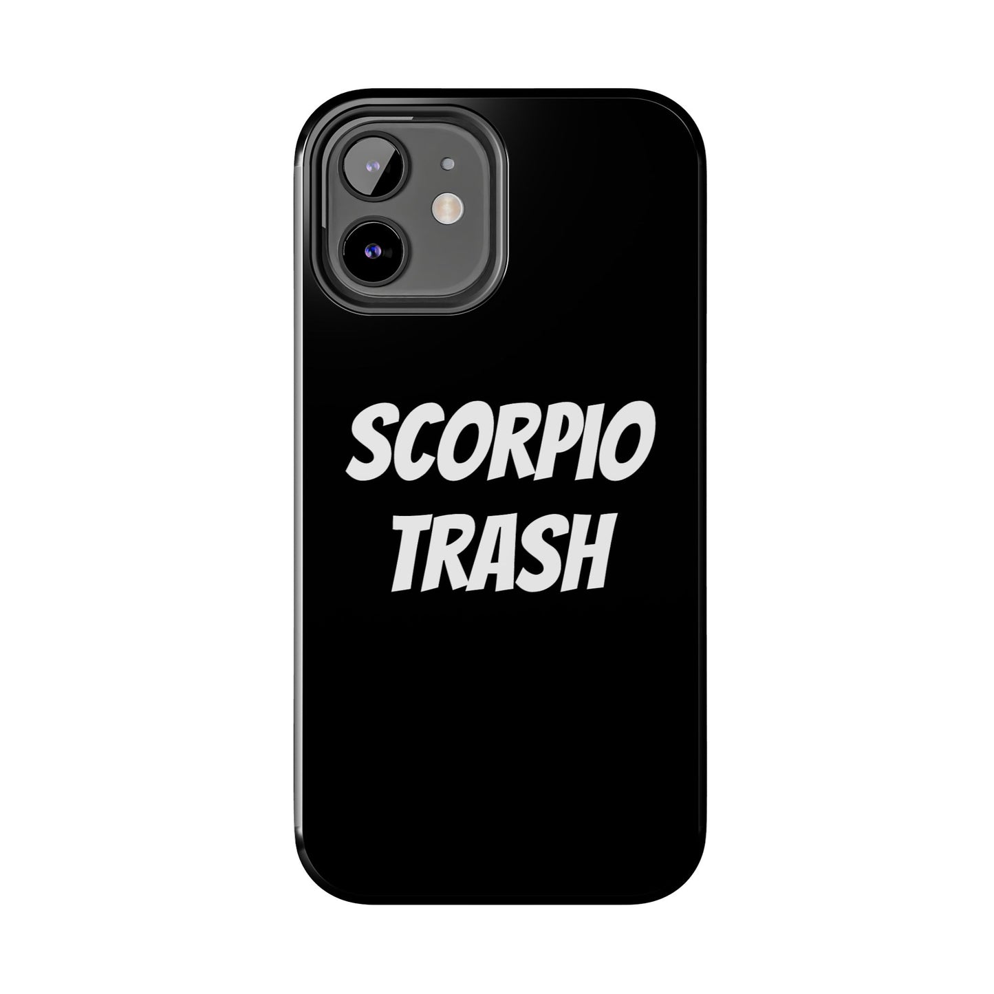 scorpio trash phone case