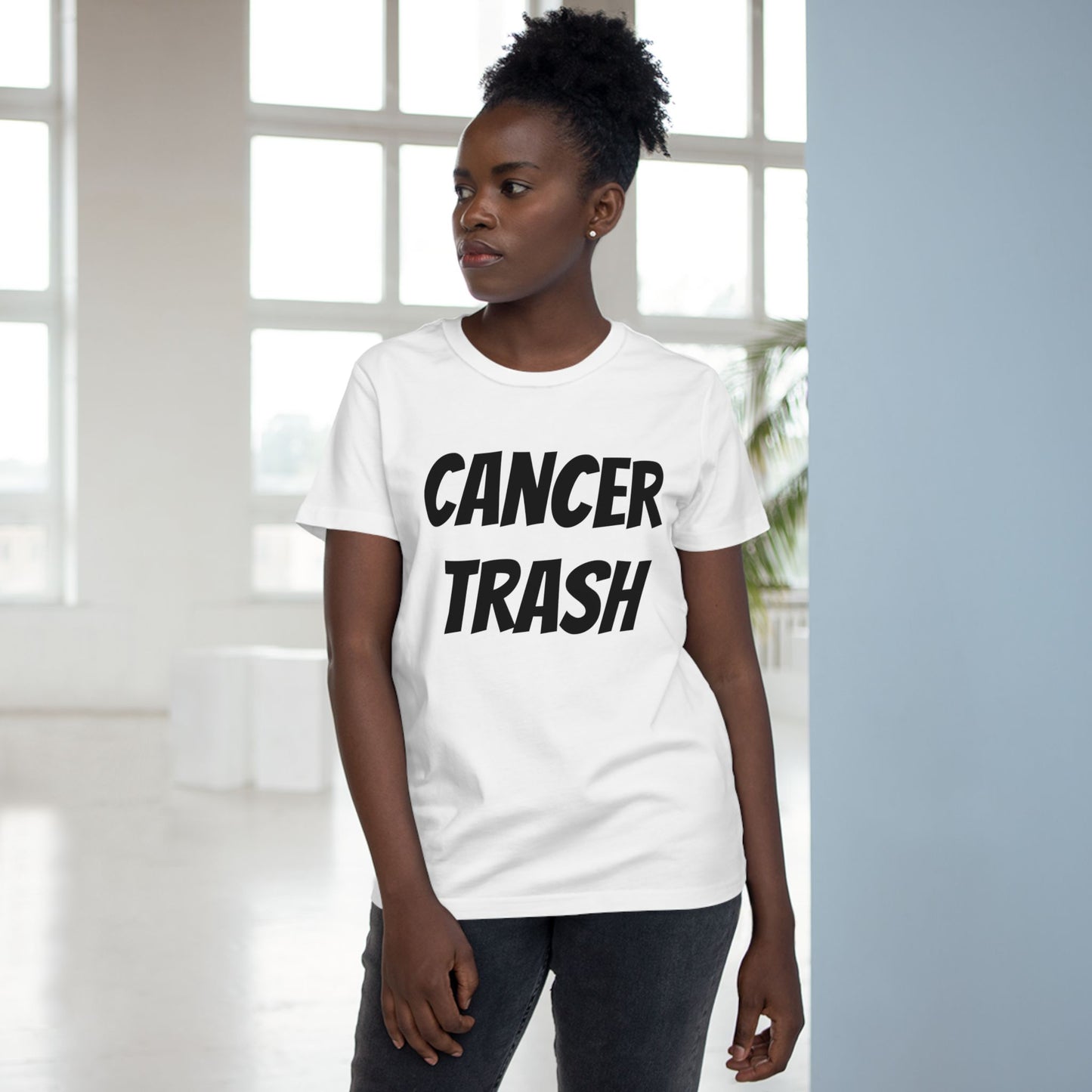 cancer trash women’s tee
