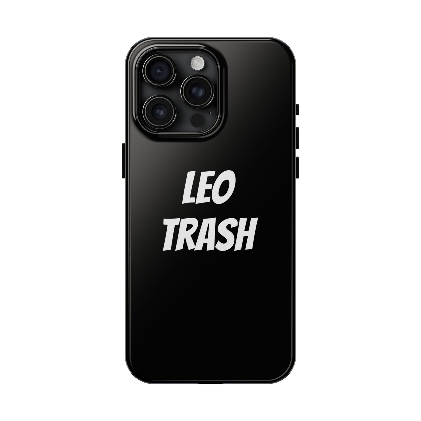 leo trash phone case