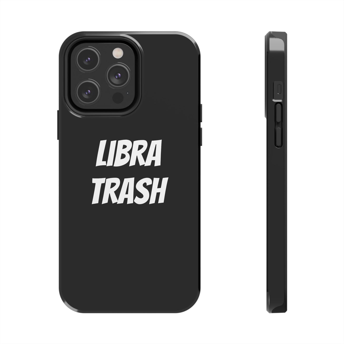 libra trash phone case