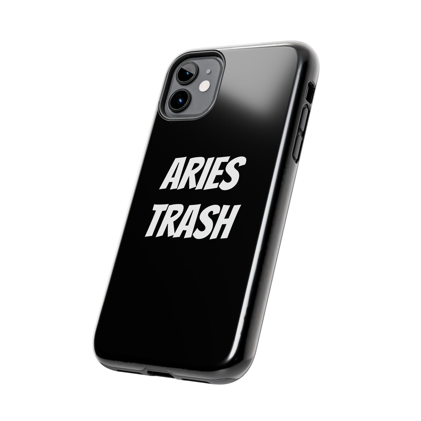 aries trash phone case