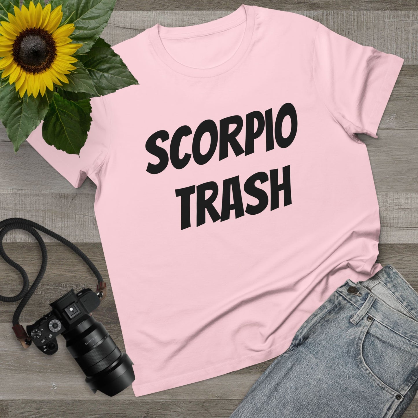 scorpio trash women’s tee
