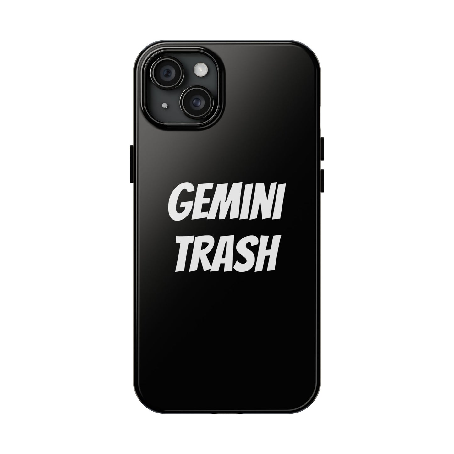 gemini trash phone case