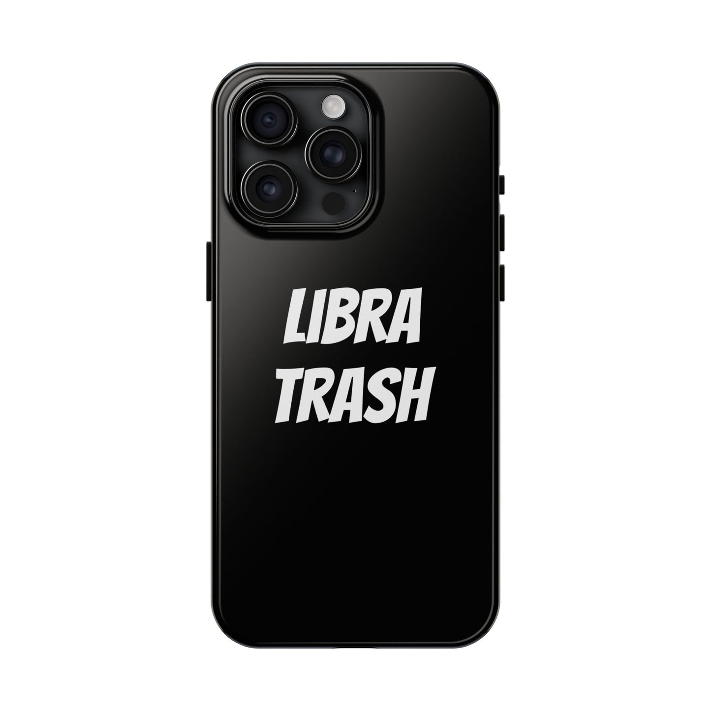 libra trash phone case