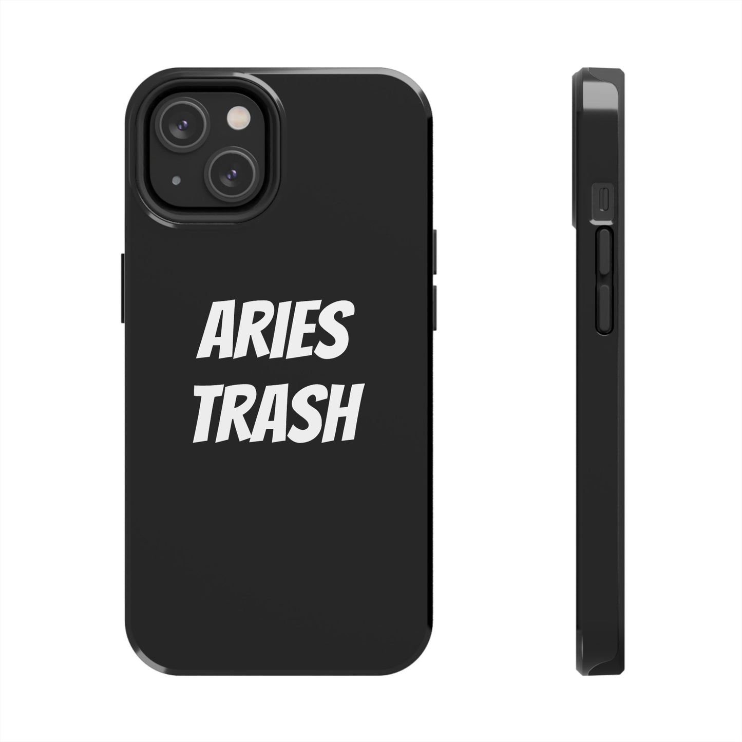 aries trash phone case