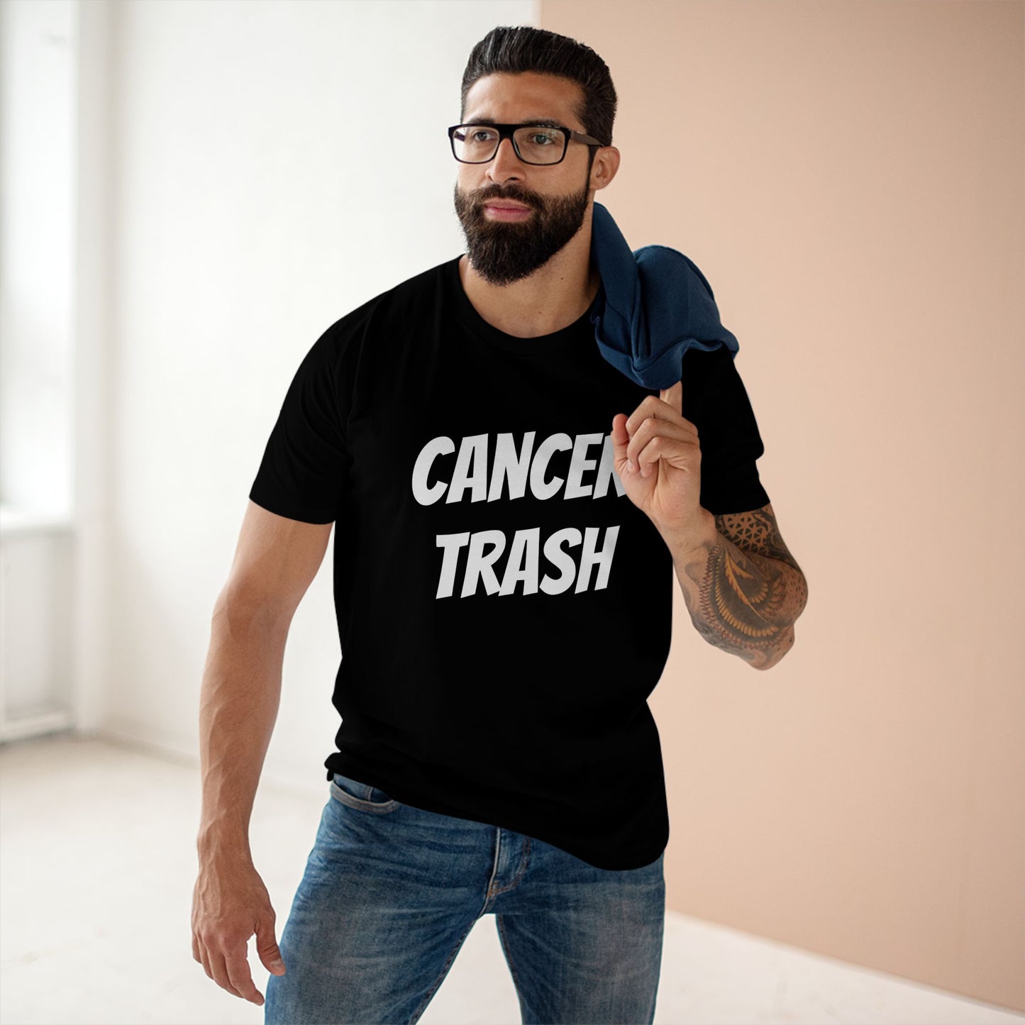 men's cancer trash tee