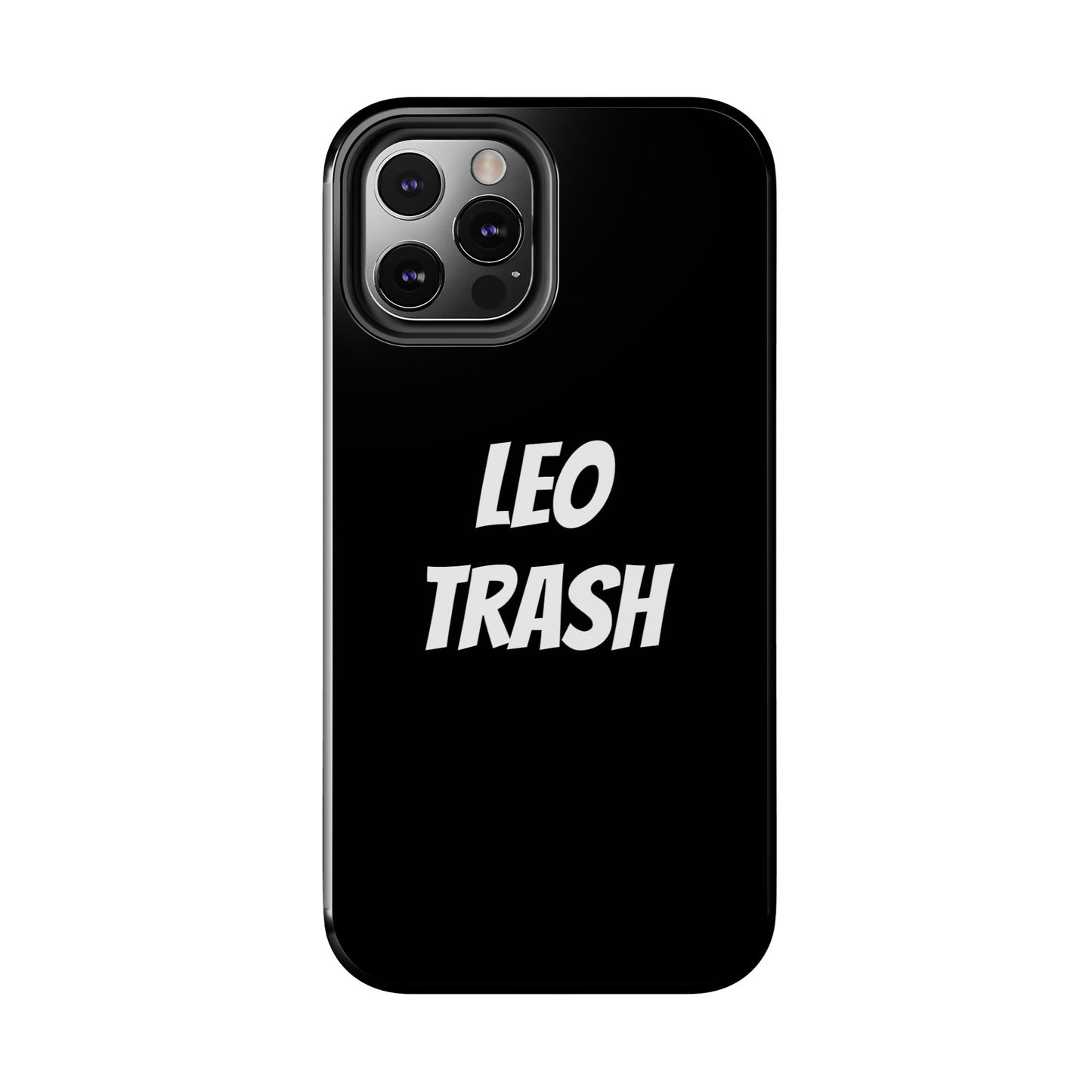 leo trash phone case
