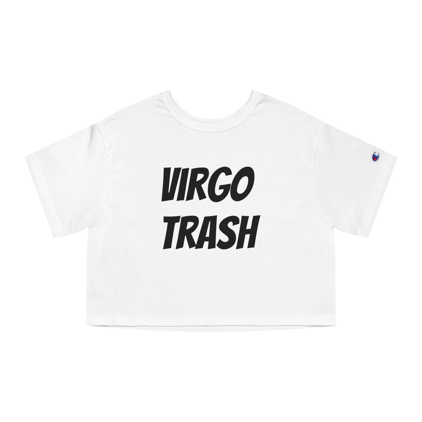women's virgo trash cropped tee