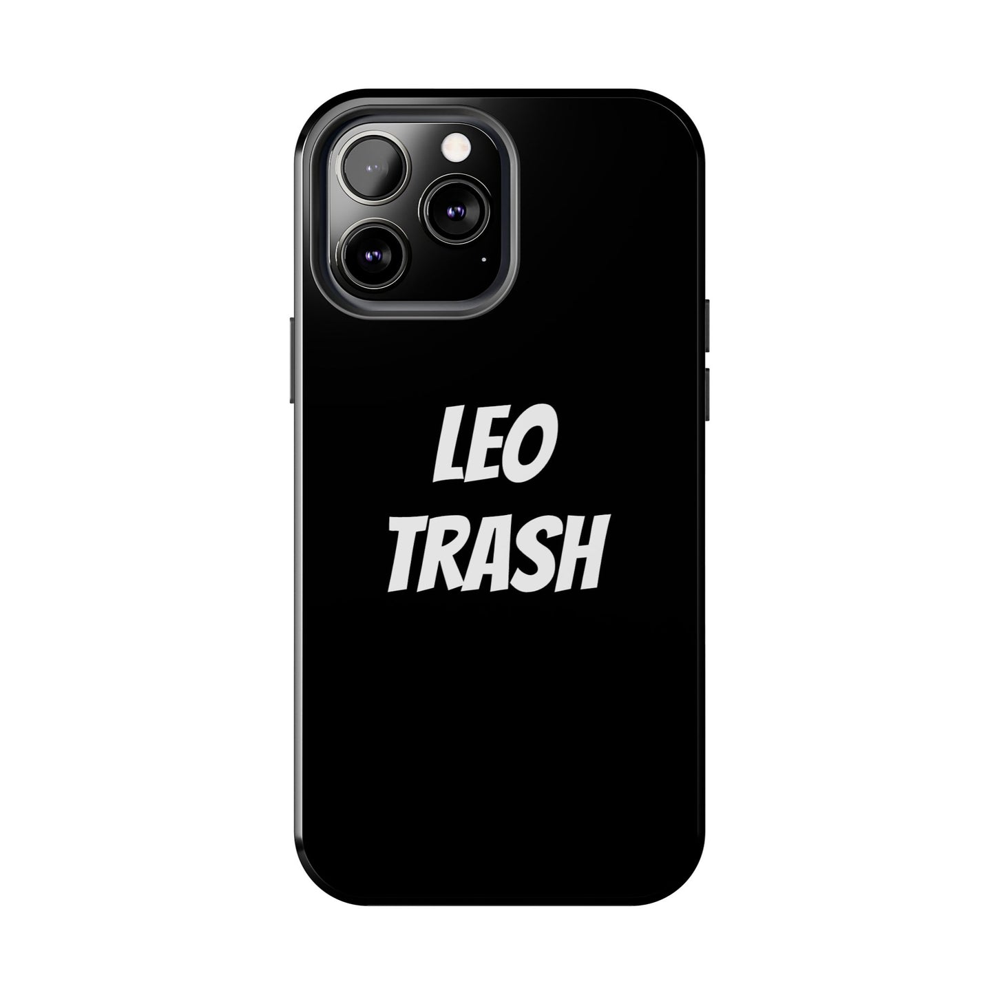 leo trash phone case