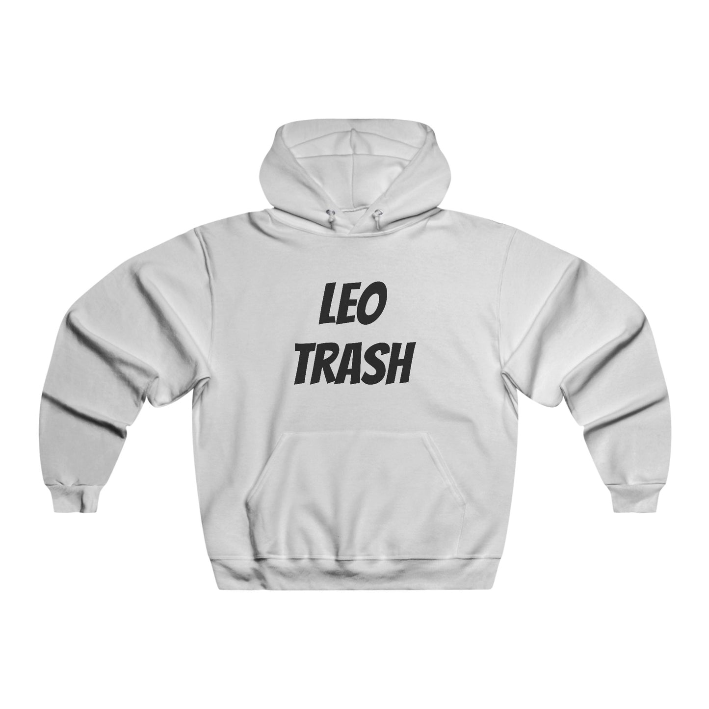 leo trash men's hoodie