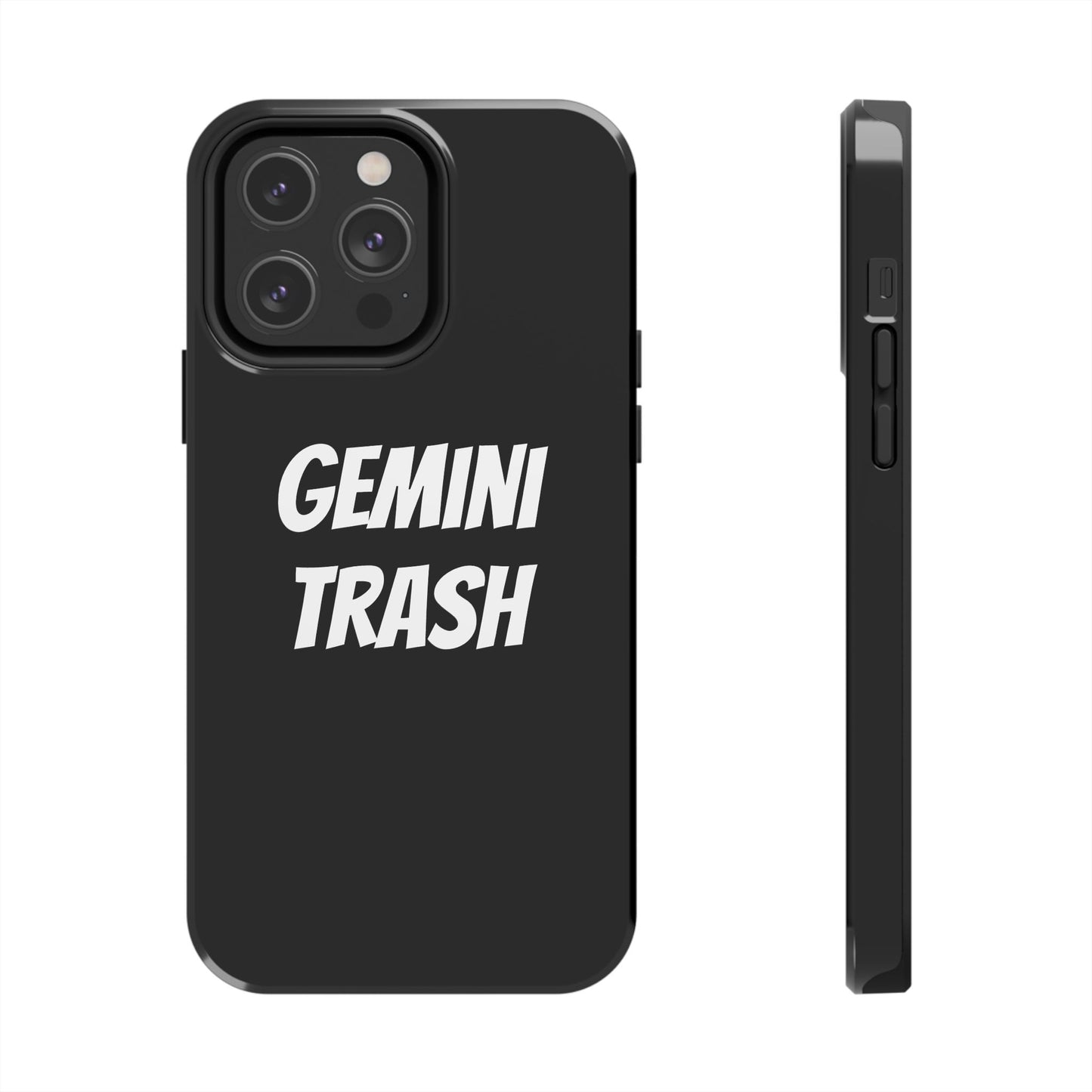 gemini trash phone case