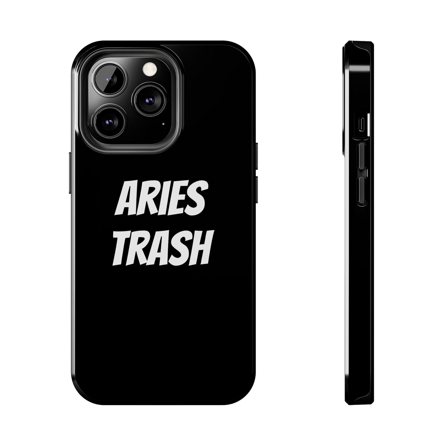 aries trash phone case