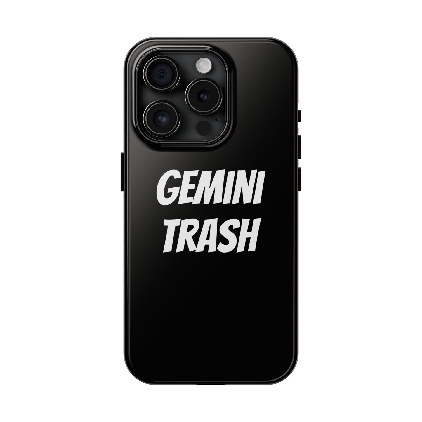 gemini trash phone case