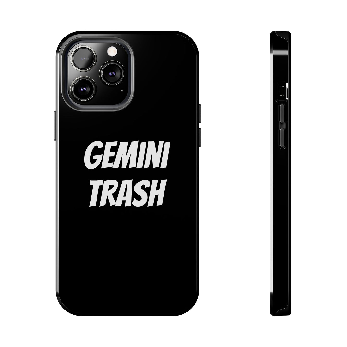 gemini trash phone case