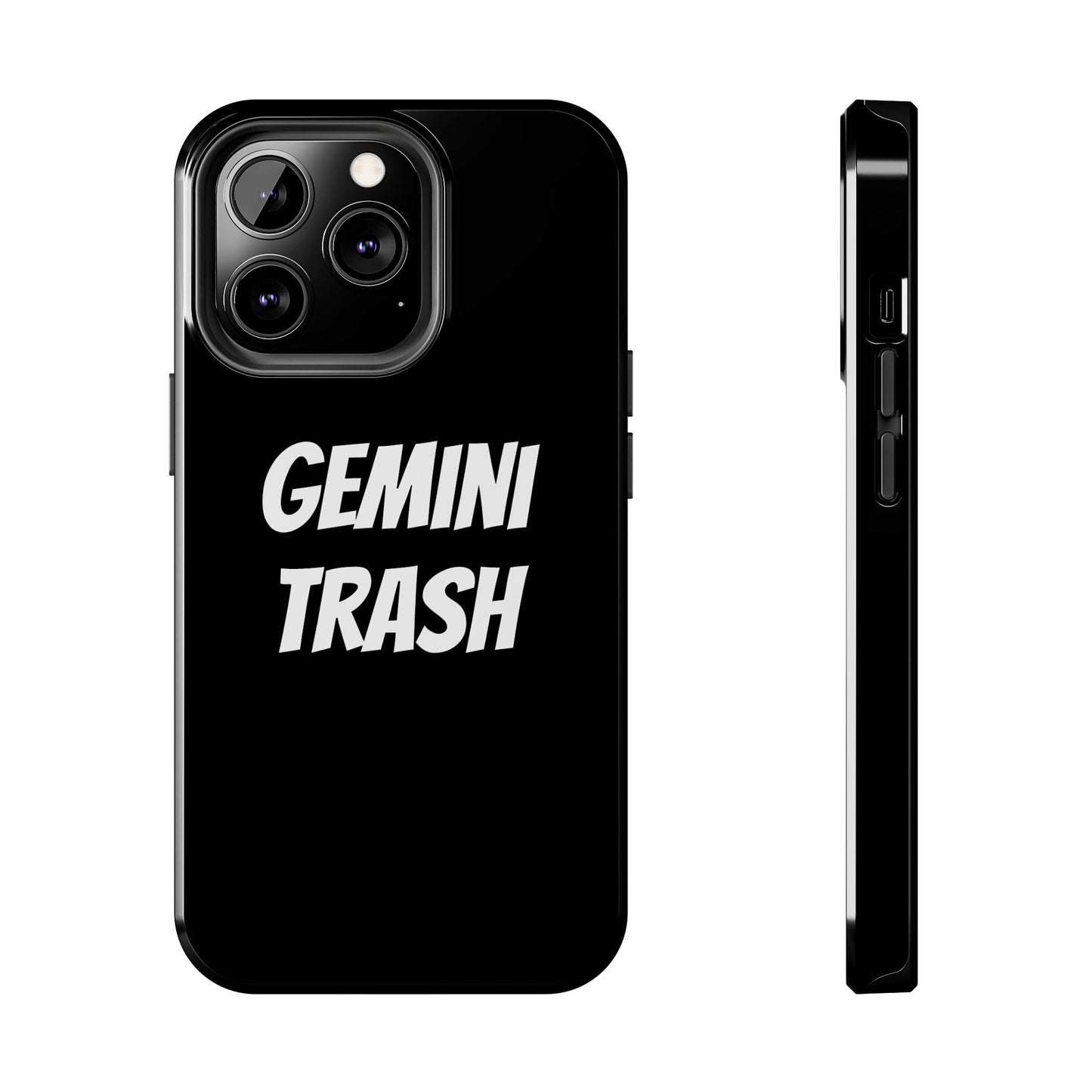 gemini trash phone case