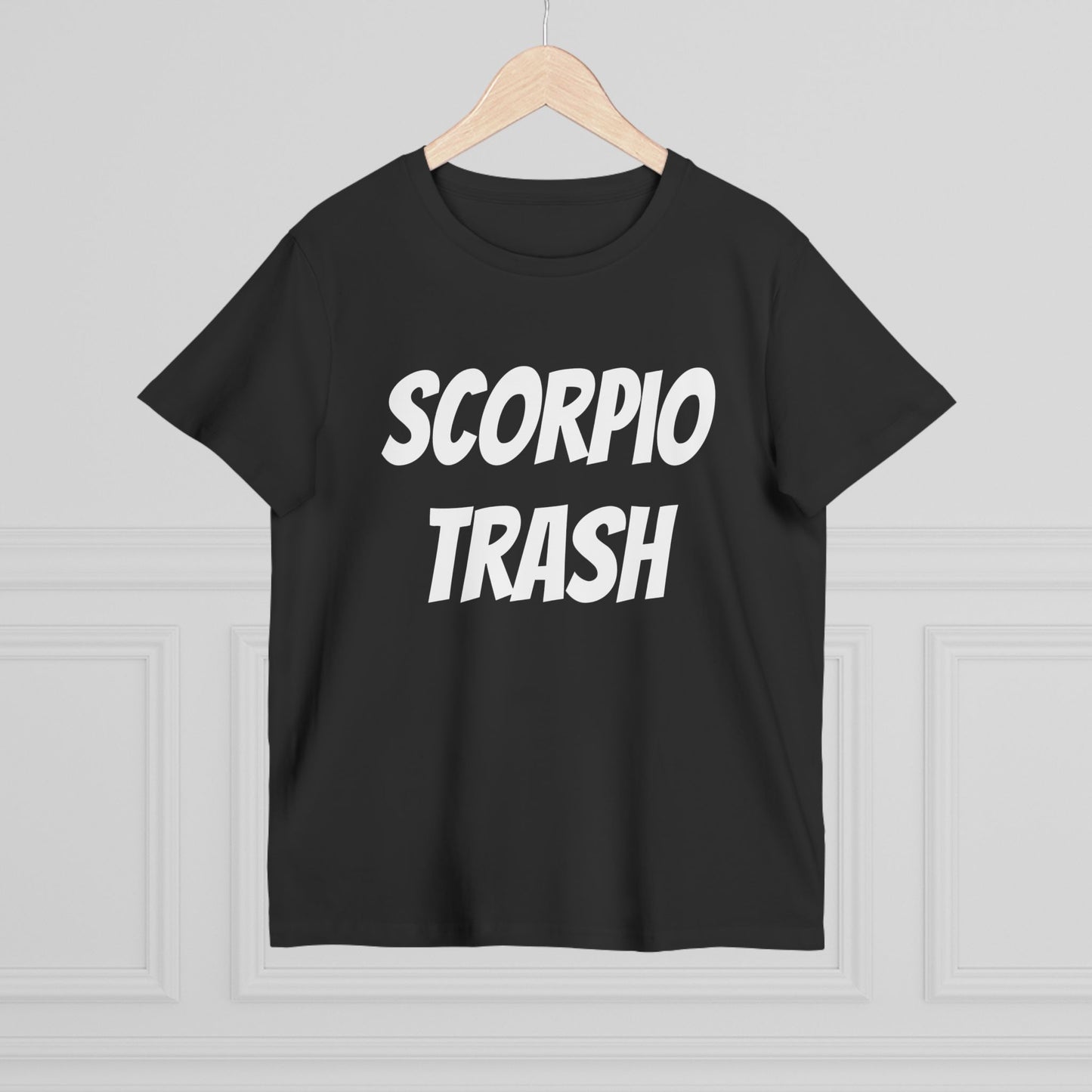 scorpio trash women’s tee