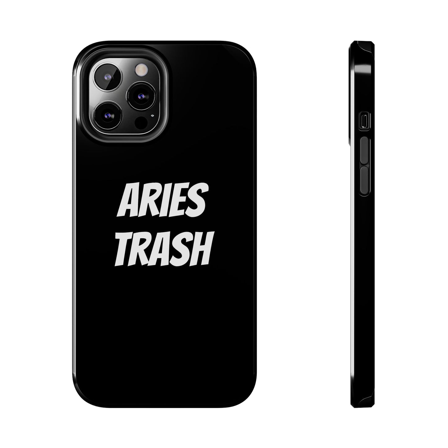 aries trash phone case