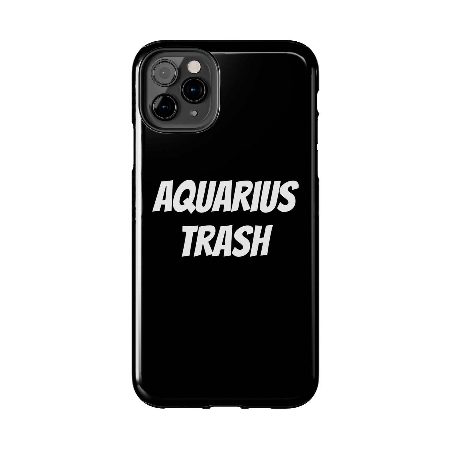 aquarius trash phone case