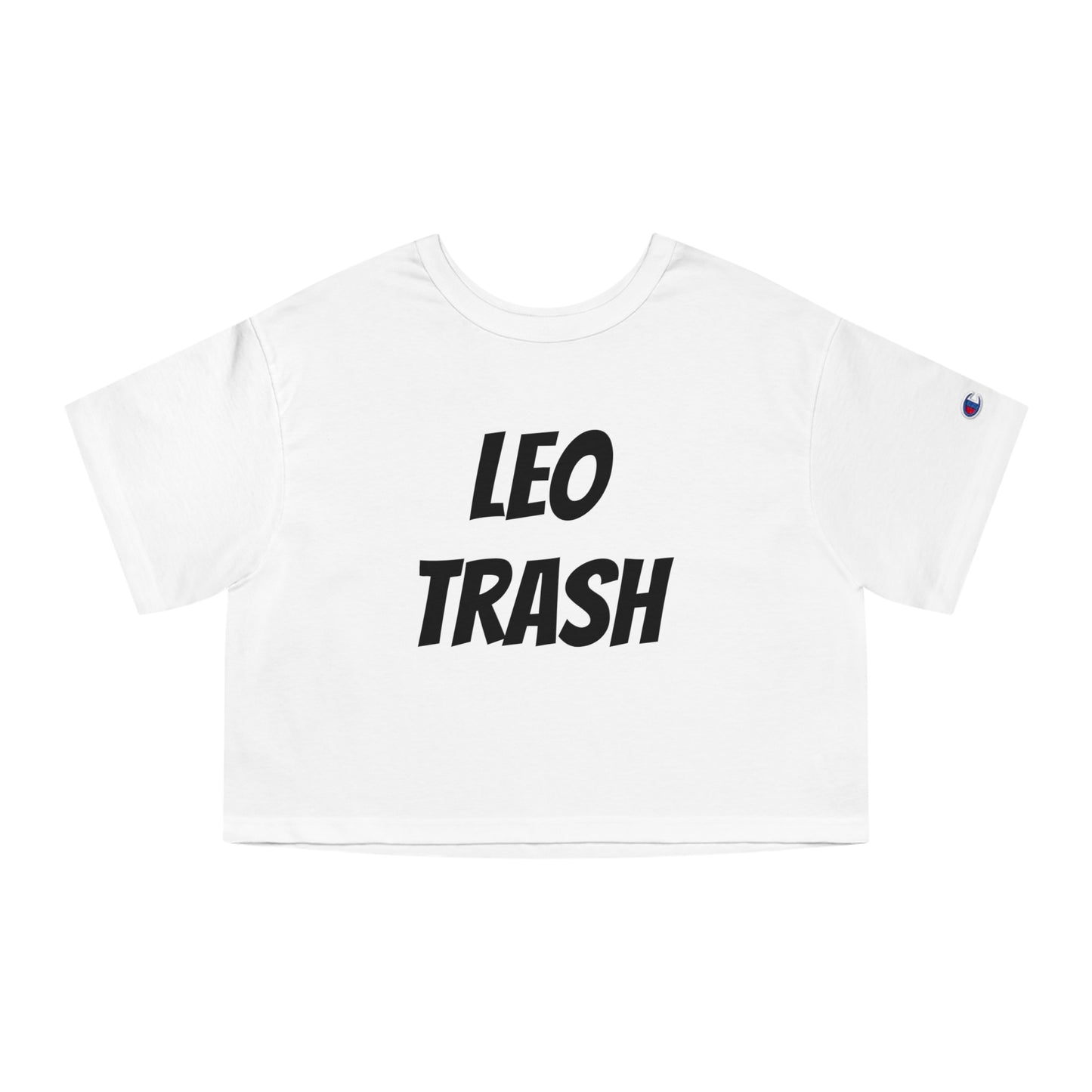 women's leo trash cropped tee