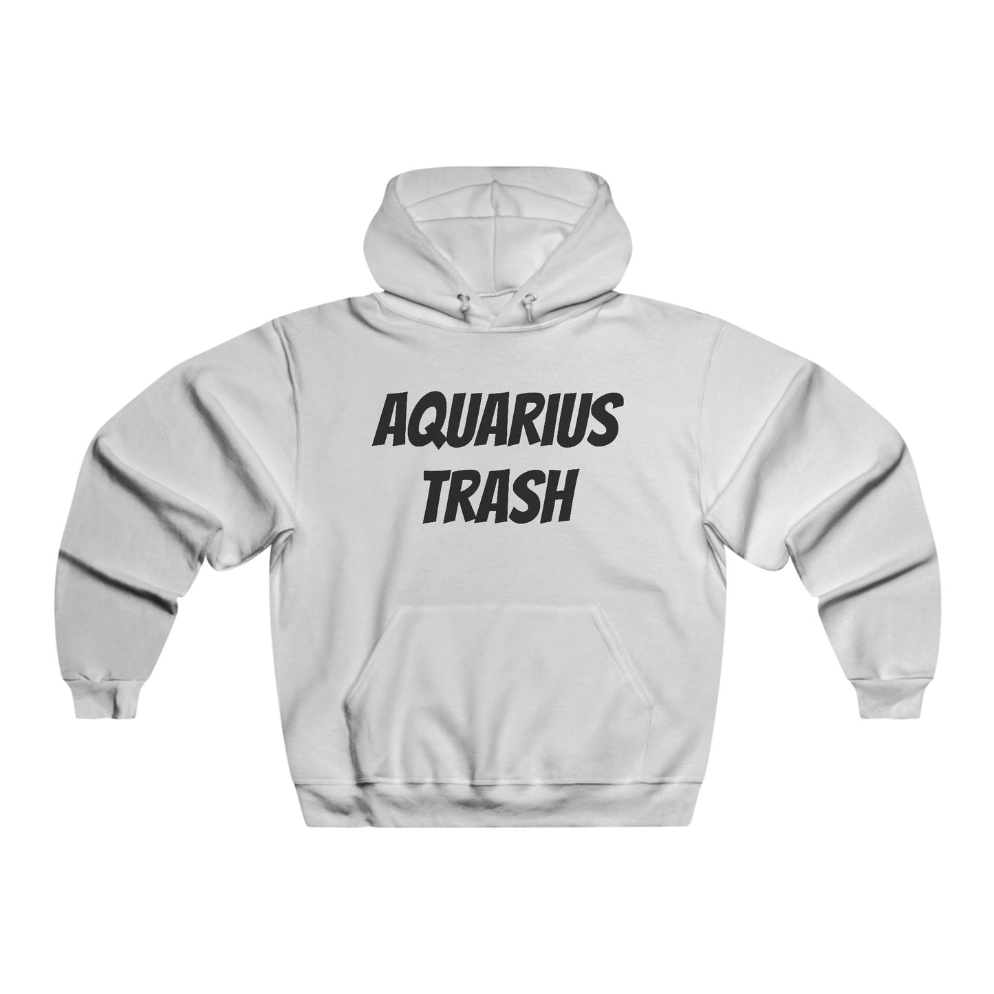 aquarius trash men's hoodie