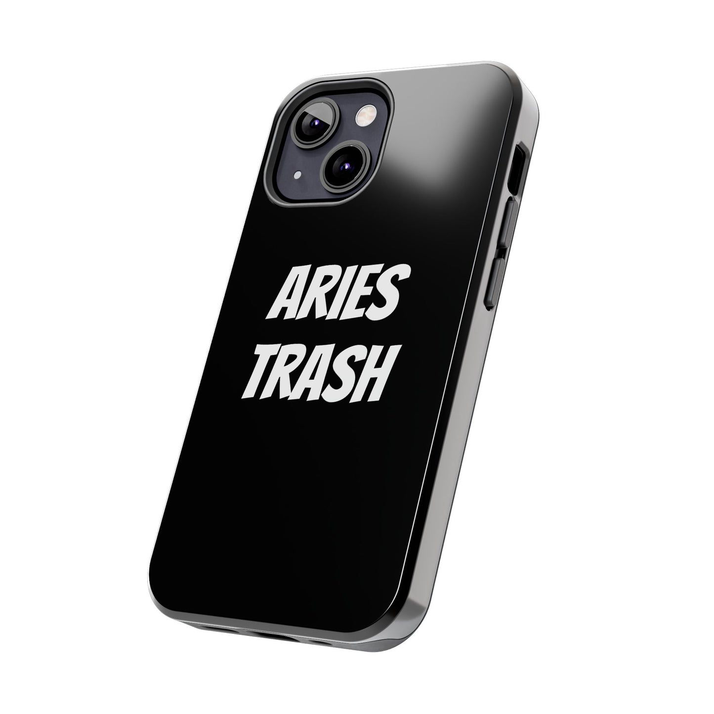 aries trash phone case
