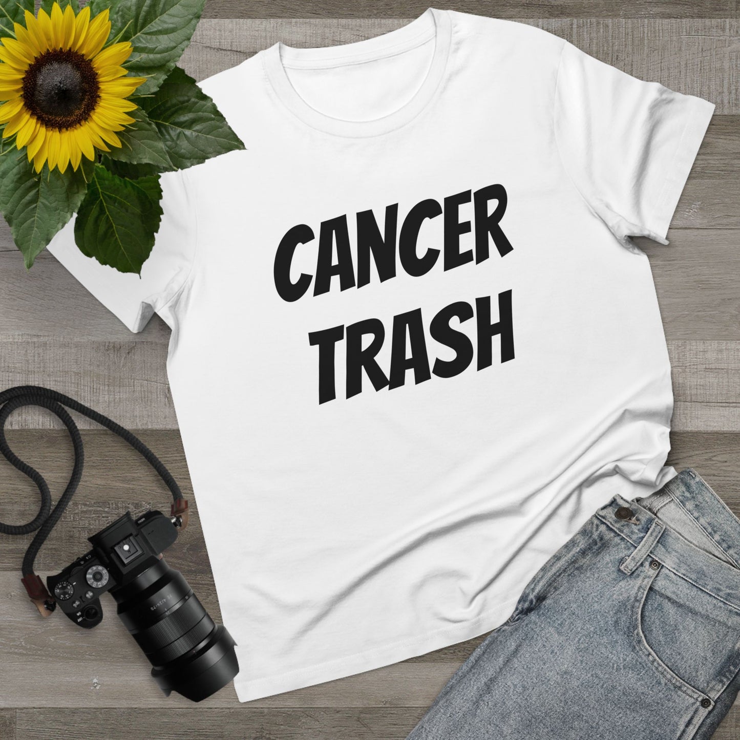 cancer trash women’s tee