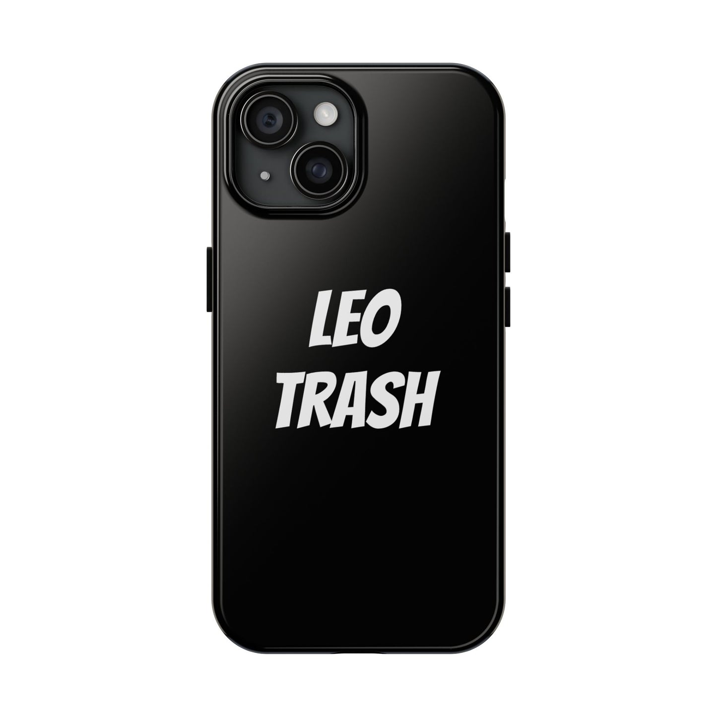 leo trash phone case