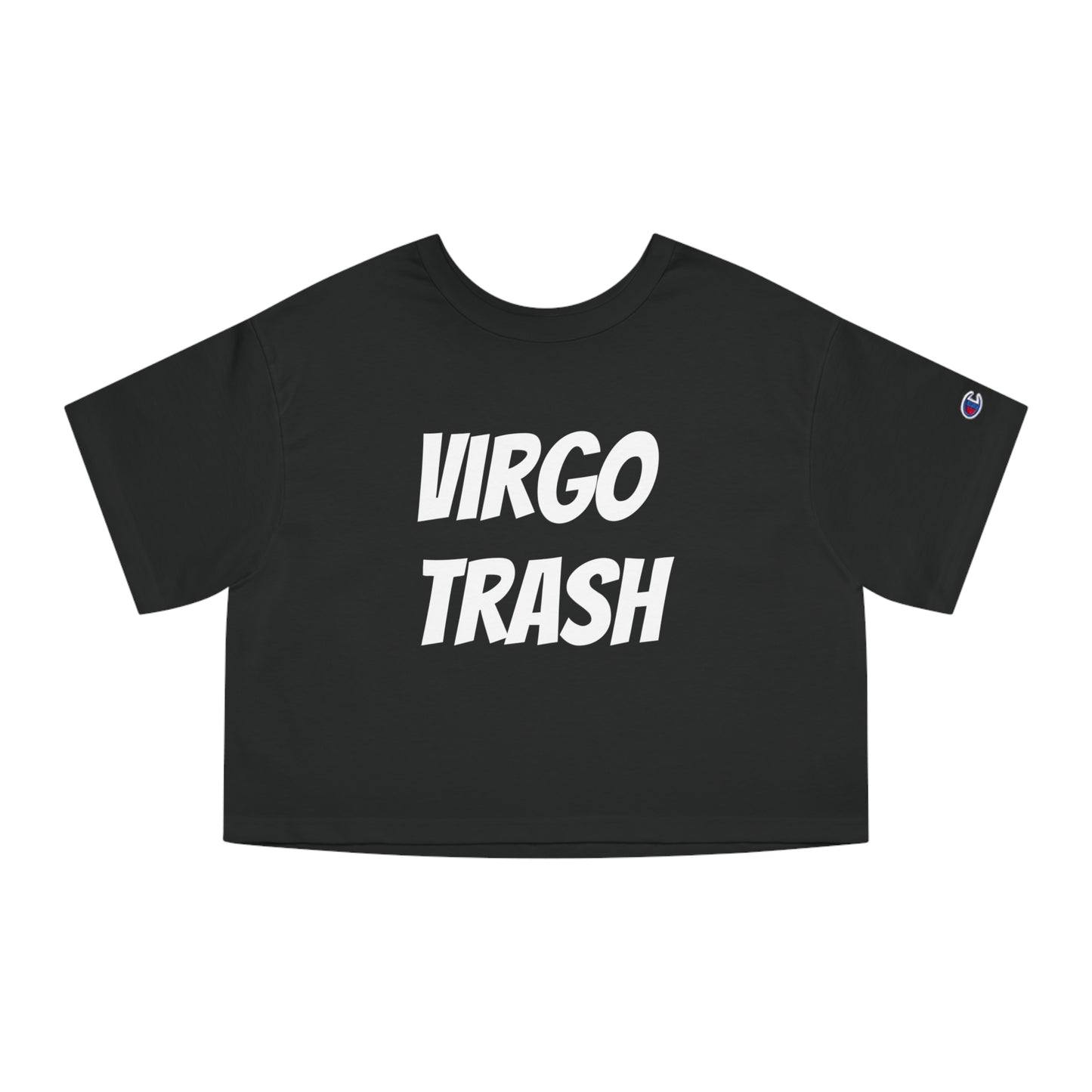 women's virgo trash cropped tee