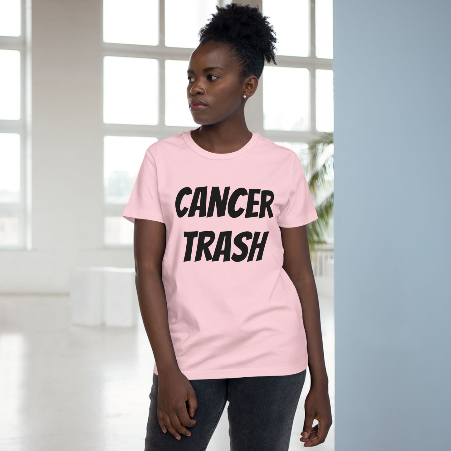 cancer trash women’s tee