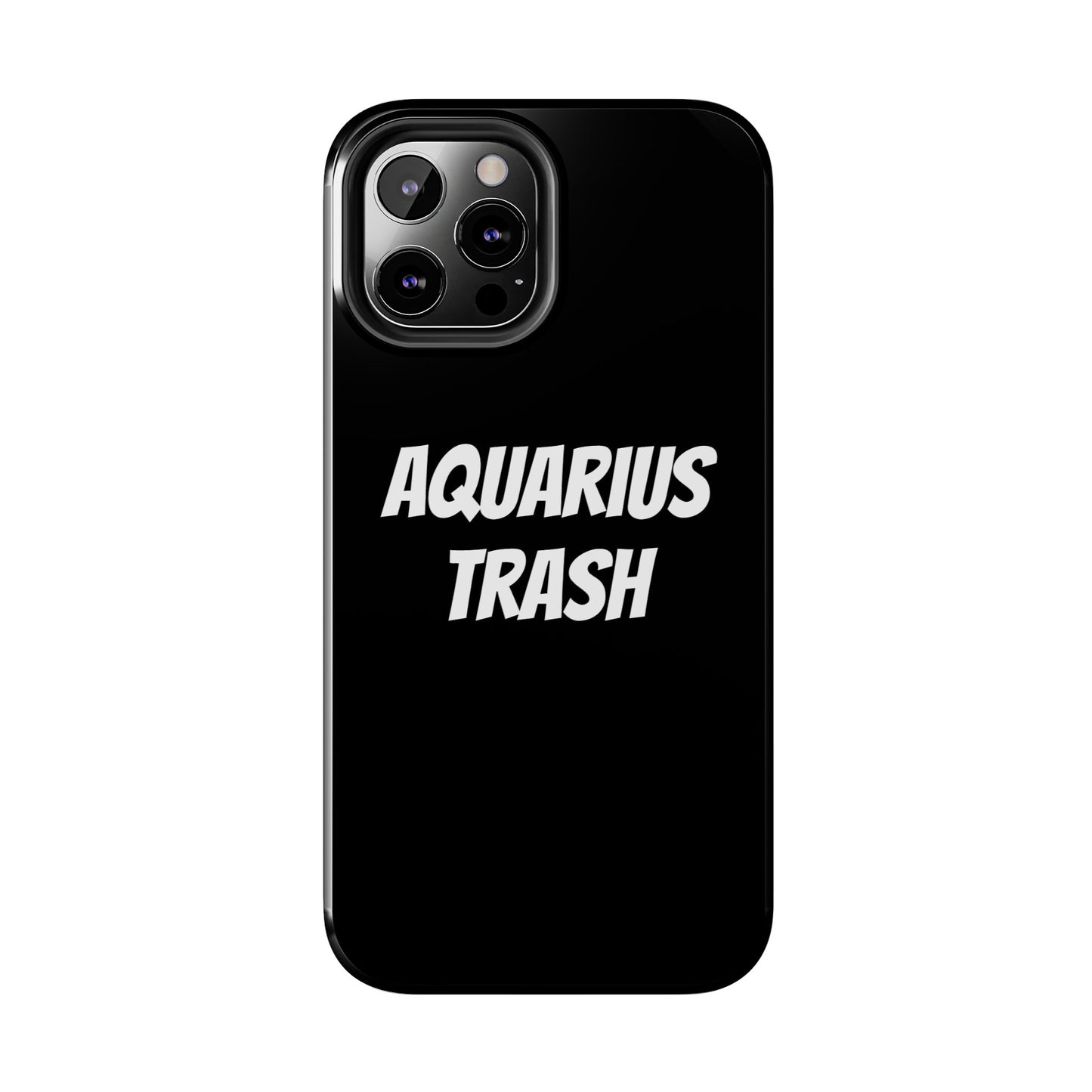 aquarius trash phone case