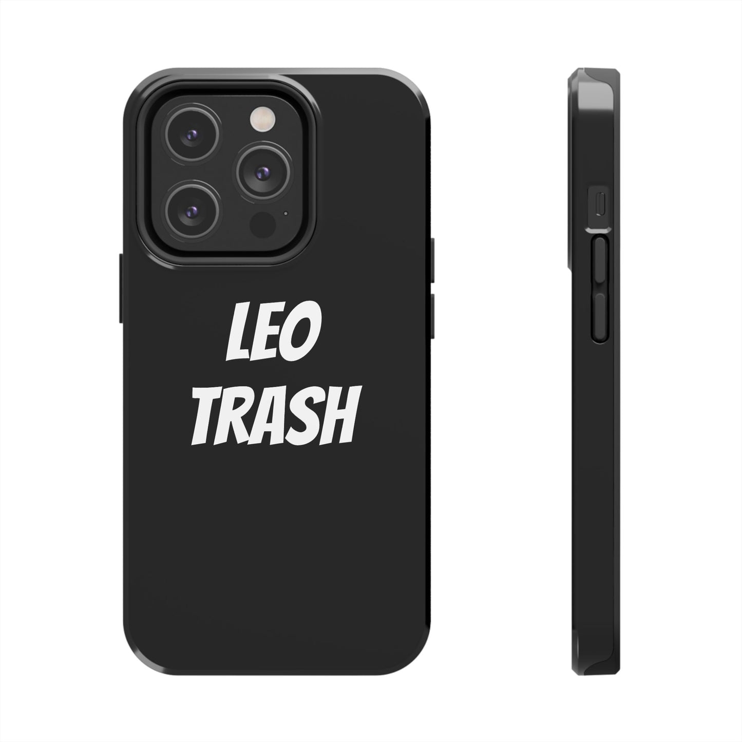leo trash phone case
