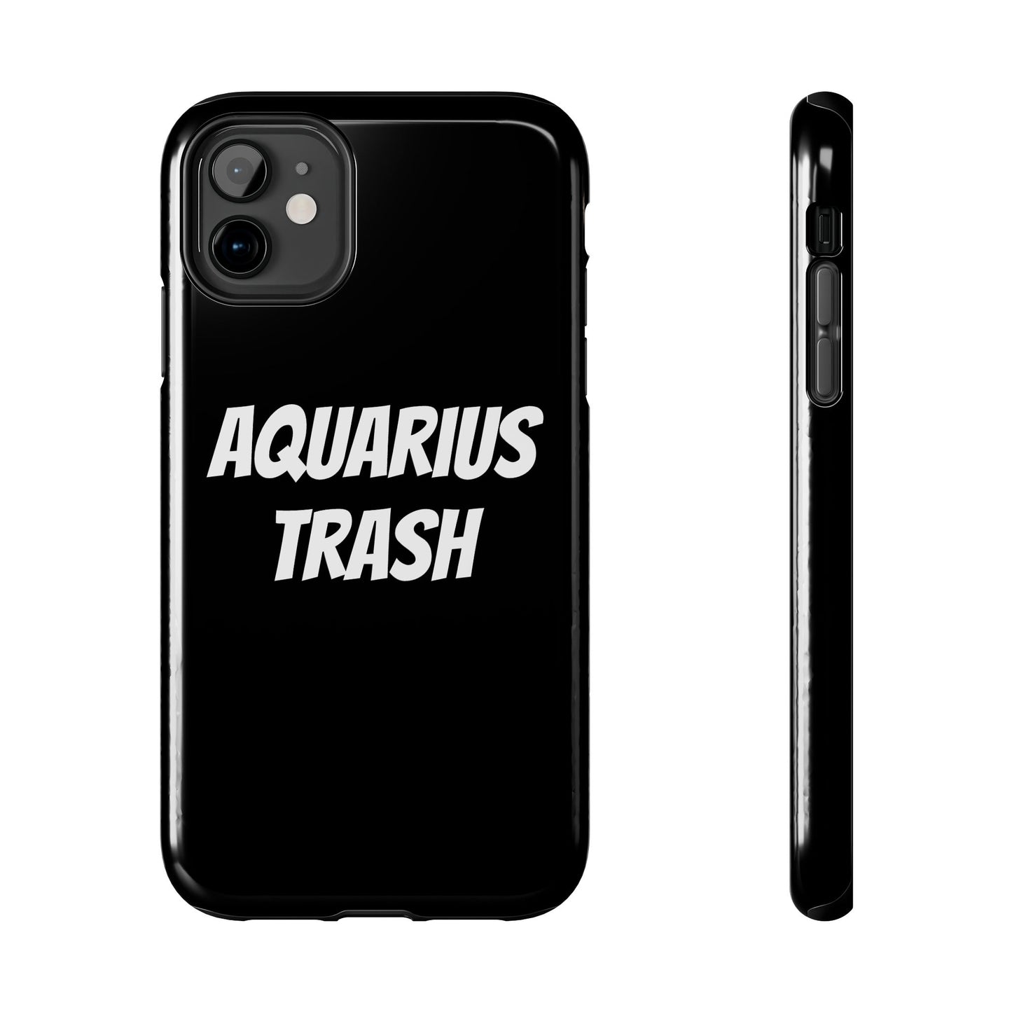 aquarius trash phone case